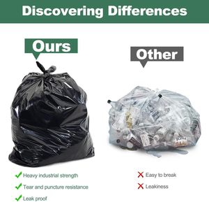 ถุงพลาสติกใส่ของชำแบบใช้ซ้ำได้ หนา ทนทาน - Product Image 3