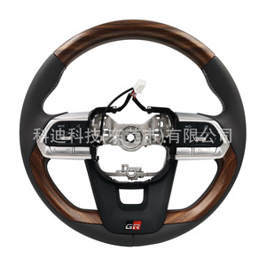 Carbon Fiber Steering <b>Wheel</b> 3 <b>Spokes</b> Racing Style For Toyota LC300 LC200 2010-2022 - Product Image 4