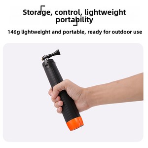 Para <span class=keywords><strong>palo</strong></span> de selfie de plástico compatible con extensión de trípode de flotabilidad cardán de <span class=keywords><strong>buceo</strong></span> de mano-diseño portátil - Product Image 4