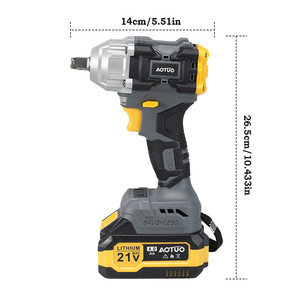 Cross-Border Rechargeable Impact Wrench High Torque Multi-Functional Woodworking Socket Tool 21V Industrial 350Nm - Product Image 3