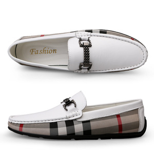 Commercio all'ingrosso di Cuoio Della Mucca Scarpe Basse Fannulloni Casuali Degli Uomini - Product Image 3