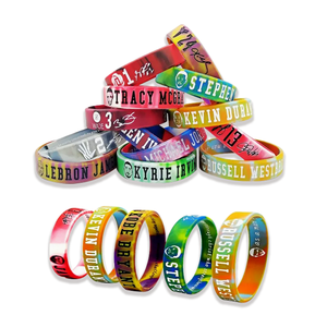Sıcak satış özel baskılı silikon kauçuk spor bileklik promosyon etkinlikleri için kişiselleştirilmiş Logo bilezik bilekliği spor - Product Image 6