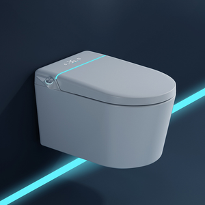Inodoro <span class=keywords><strong>Wc</strong></span> Suspender Artículos sanitarios Baño Cerámica Redondo Japonés Inodoros inteligentes montados en la pared - Product Image 3