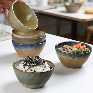 Bol en céramique émaillée à motif peint à la main, vaisselle, plats de service en céramique, bol à dîner, style design fantaisie, pour la maison et les restaurants - Product Image 2