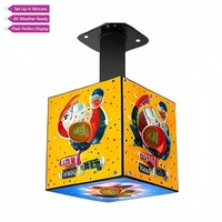 Display a cubo magico a LED per interni/esterni da 2.5mm Pixel Pitch 64x64 con Design a 4 lati e forma irregolare