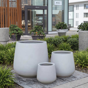 Macetas de Fibra de Vidrio Multicolores Más Vendidas, Macetas de Jardín para Exteriores Ecológicas con Orificio de Drenaje, Diseño Cuadrado - Product Image 3
