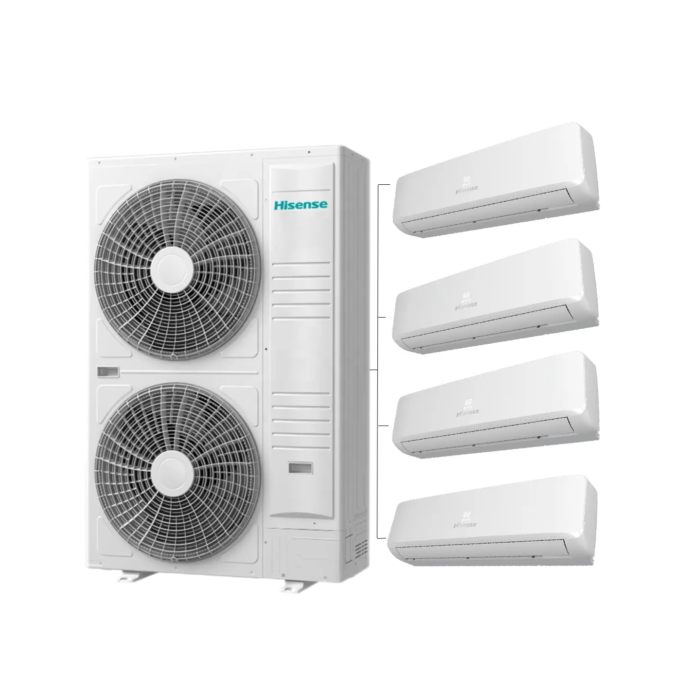 Inversor de CC completo Hisense VRF aire acondicionado hogar Oficina Hotel aire acondicionado Central sistema HVAC aire acondicionado montado en la pared