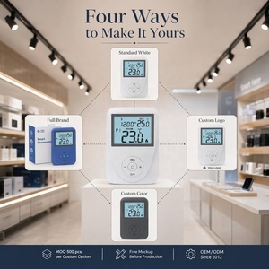 Termostato Digital Programable OEM SPDT para Calefacción y Refrigeración, Precisión <span class=keywords><strong>de</strong></span> 0.1°C, Pantalla LCD, 6 Periodos, Temporizador <span class=keywords><strong>de</strong></span> 7 Días para Sistema <span class=keywords><strong>de</strong></span> Caldera - Product Image 5