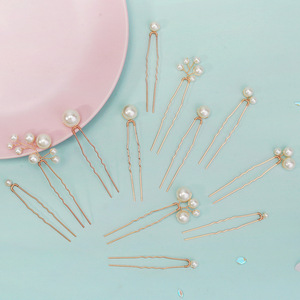 Pinces à cheveux polyvalentes pour tous les jours, confortables pour les accessoires <span class=keywords><strong>photo</strong></span>, 12 pinces à cheveux en perles pour tous les âges, accessoires capillaires décontractés - Product Image 6