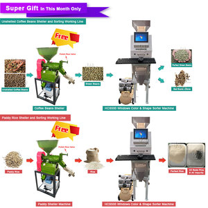 Đa chức năng màu SORTER hạt đậu phân loại SORTER với <span class=keywords><strong>CCD</strong></span> Camera màu thông minh SORTER - Product Image 3