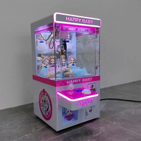 Personnalisation OEM ODM du fabricant Jouet d'arcade pour enfants Grue Poussoir à pièces Grue à monnaie Machine à griffes pour maison de poupées Vente