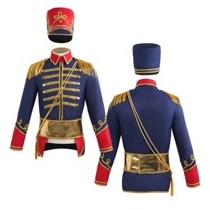 Costume de cosplay d'Halloween, style <span class=keywords><strong>baroque</strong></span>, pour spectacle de la Cour royale européenne, haut brodé avec chapeau pour spectacle sur scène - Product Image 4