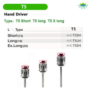 Tandheelkundige T5 Nobel/Dm Rijden Xl-Lange Korte Tandheelkundige Implantaat Handmatige Schroevendraaier - Product Image 2