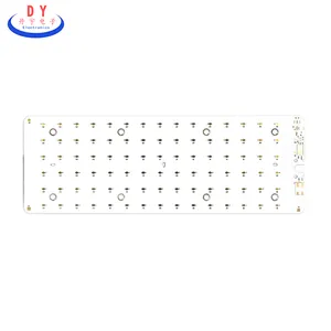 Placa de circuito en blanco de sustrato de aluminio OEM ODM luz LED PCB bombilla led redonda placa PCB