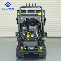 Kostenloser Versand Kleiner Raupen kipper All Terrain Yard Work Dumper Truck Voll hydraulischer Mini Crawler Dumper mit EPA-Motor