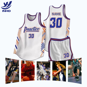 OEM disesuaikan kualitas tinggi tahan lama cepat kering tanpa lengan Unisex semua musim setelan olahraga seragam basket desain bernapas - Product Image 1