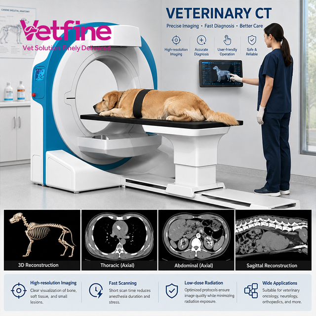 Best Selling Vet Equipment with 4 in 1 CT DR Dynamic DR and Dental Panoramic Imaging Veterinary Ct Scanner
