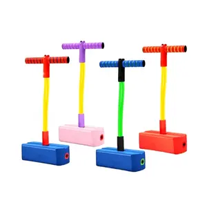 Realsin Safe Pogo Stick Kid wachsen größer Frosch springen NBR Schaum Pogo Jumper Hopper für Kinder