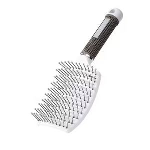 Spazzola per Capelli Personalizzata <span class=keywords><strong>all</strong></span>'Ingrosso, Bianca e Nera, per Capelli Ricci, con Logo, Pettine Cavo di Alta Qualità per Massaggio, Uso Domestico e Professionale - Product Image 5