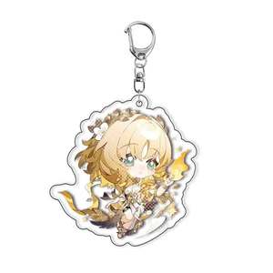 LLavero de acrílico de Anime BB en capas, accesorio colgante para colgar mochila bonita - Product Image 3