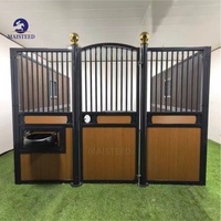Box pour chevaux robustes et durables, galvanisées à chaud, avec revêtement en poudre, pour fermes, granges et centres équestres