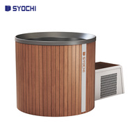 Baignoire froide Syochi 0,6 CV avec refroidisseur et filtre, bain de glace pour la récupération, machine à bain de glace pour spa