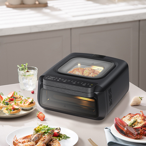 Forno Elettrico Digitale in Acciaio Inox, Capacità 13L, Controllo Touch, Finestra Visiva, 2100W, Macchina per Pizza, Friggitrice per Patatine Fritte, Friggitrice ad Aria - Product Image 1