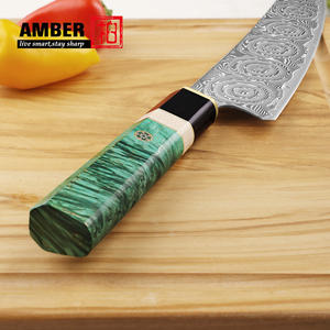 <span class=keywords><strong>Set</strong></span> di <span class=keywords><strong>Coltelli</strong></span> <span class=keywords><strong>da</strong></span> Cucina <span class=keywords><strong>Professionali</strong></span> in Acciaio Damasco a 67 Strati con Motivo a Rosa, Coltello Giapponese con Manico in Legno, Coltello <span class=keywords><strong>da</strong></span> <span class=keywords><strong>Chef</strong></span>, Utility e Santoku - Product Image 4