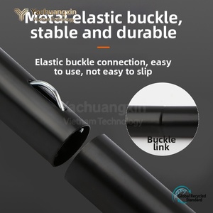 Tige télescopique en alliage d'aluminium à bouton unique pour auvent extérieur, tige de support robuste pour tente, tige télescopique pour auvent de camping - Product Image 4