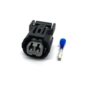 Conector de Sensor de Presión de Admisión Honda, 6188-0590 6189-0891, Conector Automotriz de Plástico Negro de 2 Pines Macho - Product Image 3
