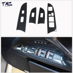 Setir Plastik RHD Modifikasi Pola Serat Karbon Panel Navigasi Hitam Interior Mobil untuk Lexus IS250 IS300 2006-2011 - Product Image 3