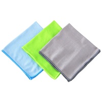 Paño de Limpieza de Vidrio de Microfibra Sin Rayas, Paño de Pulido para Ventanas, Espejos y Pantallas, Reutilizable, para Cocina, Auto y Vidrio