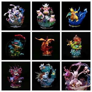 Set de Figuras de Acción de Resina PVC de 10 cm que Brillan de <span class=keywords><strong>Pikachu</strong></span>, Mewtwo, Gengar y <span class=keywords><strong>Charizard</strong></span>, Juguete de Dibujos Animados para Decoración, Número de Modelo ODM - Product Image 5