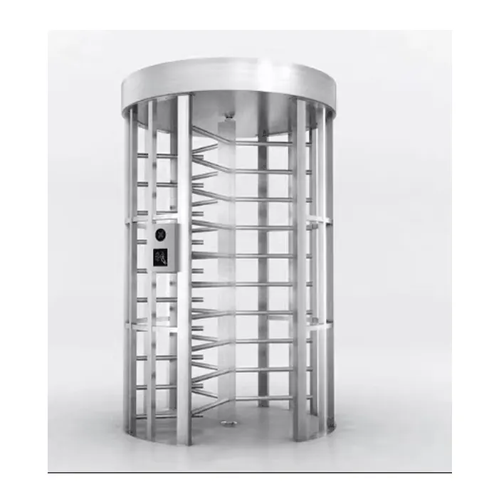 Htech Mechanical Safty Double Full Height Turnstile Barriers Gate Automatic Security Access Control Rotate Pedestrian Turnstile