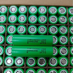 <span class=keywords><strong>INR</strong></span> 18650 <span class=keywords><strong>25R</strong></span> 3.7V 2500mah batterie au lithium-ion Rechargeable 20A cellule d'alimentation pour outils électriques coréens Sam cylindrique 18650 2500mah - Product Image 6