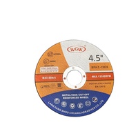 WGW 4.5 "Disque de coupe en métal 115x1.2x22.23mm, roue en oxyde d'aluminium pour meuleuse d'angle, T41-80m/s-Fabriqué en Chine