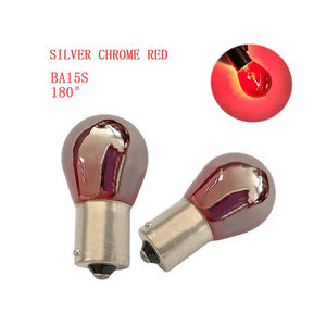 1156 7056 3497 BA15S P21W 12V argento cromato indicatori di direzione laterali Auto luce freno lampada S25 Auto lampadina in miniatura - Product Image 1