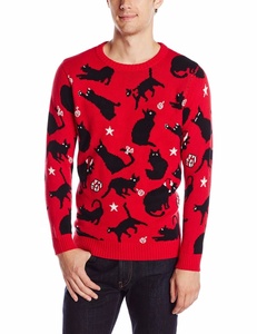Acrílico Animal patrón de <span class=keywords><strong>Navidad</strong></span> feo hombres <span class=keywords><strong>Jersey</strong></span> luz Led punto suéter de punto para hombres de la <span class=keywords><strong>Navidad</strong></span> - Product Image 1