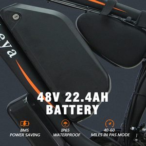 Bicicleta Eléctrica EBIKE en Stock en EE. UU. y la UE, Diseño de Venta Caliente con Neumático Ancho, Otros Modelos de Largo Alcance, E Da06, Diseño de Venta Caliente - Product Image 4