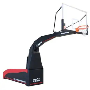 Skillful Manufacturer Adjustable Sports Training Equipment Outdoor In Ground Basketball Hoop