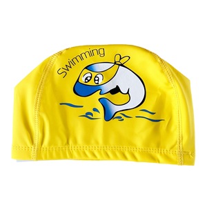 Gorro de natación para niños con revestimiento de PU, diseño de dibujos animados, cómodo, unisex, para natación y deportes acuáticos - Product Image 5