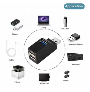 Concentrateurs <span class=keywords><strong>USB</strong></span> multi-ports <span class=keywords><strong>USB</strong></span> 3.0 2.0, adaptateur de charge et de lecture multifonction pour voiture, ordinateur <span class=keywords><strong>portable</strong></span> et bureau - Product Image 3
