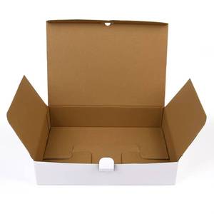 Cajas de envío con logotipo personalizado certificadas por FSC, hechas de cartón corrugado reciclable, para la entrega de ropa, regalos y - Product Image 1