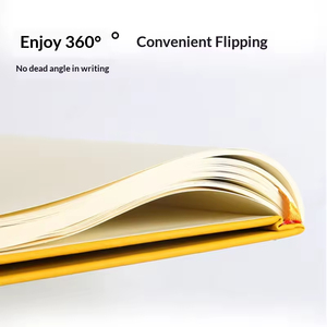 Cuaderno A5 de Alta Calidad con Tapa Dura de Cuero PU, Encuadernación Cosida con Hilo, Logotipo y Empaque Personalizados para Reuniones de Negocios y Regalos - Product Image 5