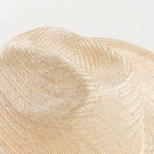 Wholesale Men Women Wide Brim Panama <b>Straw</b> Beach <b>Hat</b> Luxury High Quality Sisal Hemp Cowboy <b>Hats</b> - Product Image 6