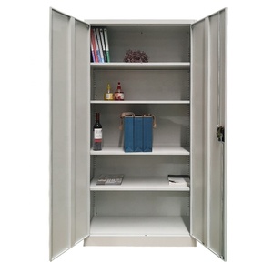 Metal Storage Metal Woma OEM ODM Manufacturer 2 Door 4 Shelves Metal Cupboard Storage File Steel Metal Cabinet