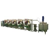 Nouvelle machine à enrober les fruits secs enrobés de sirop de chocolat, aux pistaches croustillantes, aux grains de café et aux noisettes, haute productivité
