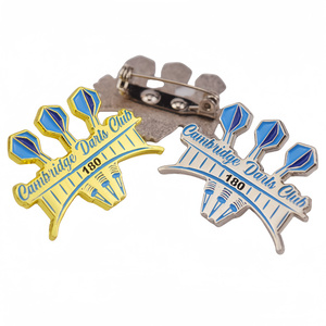 Haga su propio logotipo, alfileres de esmalte de Metal plateado para <span class=keywords><strong>Jordan</strong></span> Archery Association Designs Souvenir Lapel Pin Badge Manufacture - Product Image 4