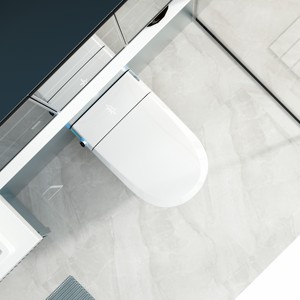 <span class=keywords><strong>2025</strong></span> роскошный Умный Унитаз, новейший цифровой настенный биде, дренажный пенопластовый щит с дистанционным управлением для ванной комнаты - Product Image 1
