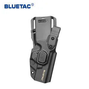 Bluetac High-tech Tactical Plastic Kydex Gun Holster With Thumb Quick Draw Index Finger Release Gun Bag For Tactical Use